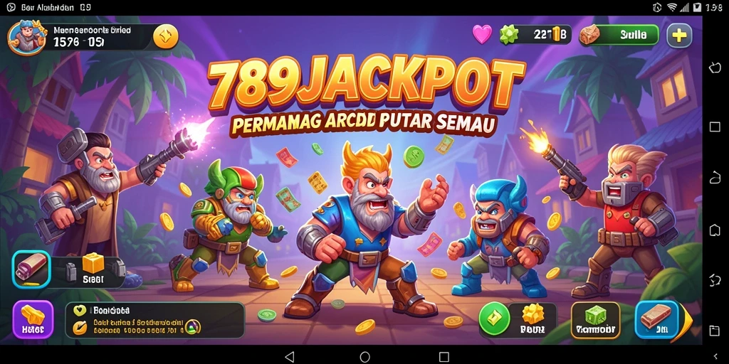 Tampilan gameplay menarik dari 789JACKPOT dengan berbagai tantangan Arcade.