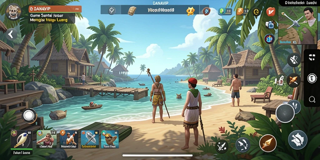 Gameplay seru dan penuh warna dari DANAVIP.