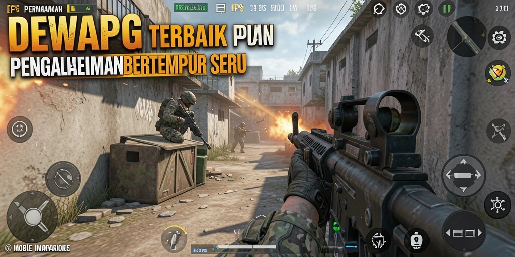 Tampilan gameplay seru dalam DEWAPG dengan aksi cepat dan grafis yang menakjubkan.
