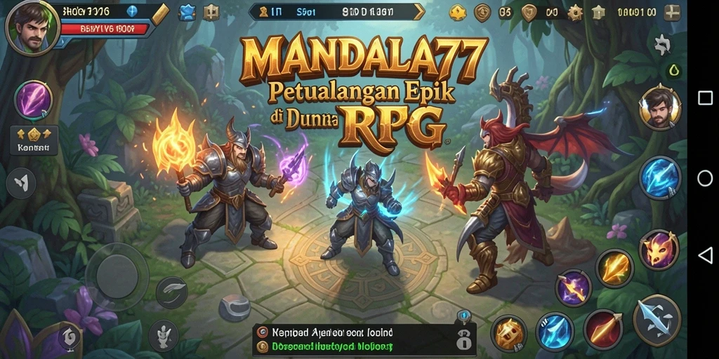 Tampilan gameplay MANDALA77 yang seru dan mengasyikkan.