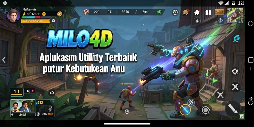 Tampilan antarmuka MILO4D yang intuitif dan fungsional.