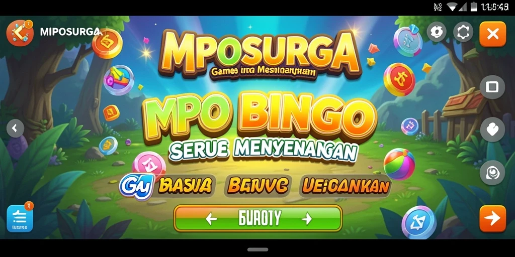 Tampilan gameplay Bingo yang seru dan menegangkan di MPOSURGA.