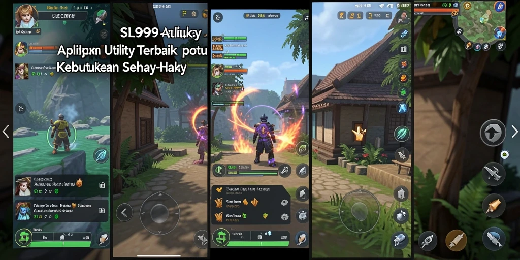 Tampilan antarmuka utama SL999 yang sederhana dan fungsional.