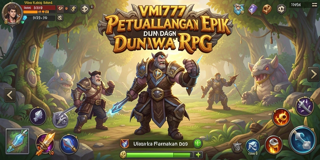 Tampilan dalam game VM777 menampilkan aksi pertarungan yang mendebarkan dan karakter yang penuh warna.